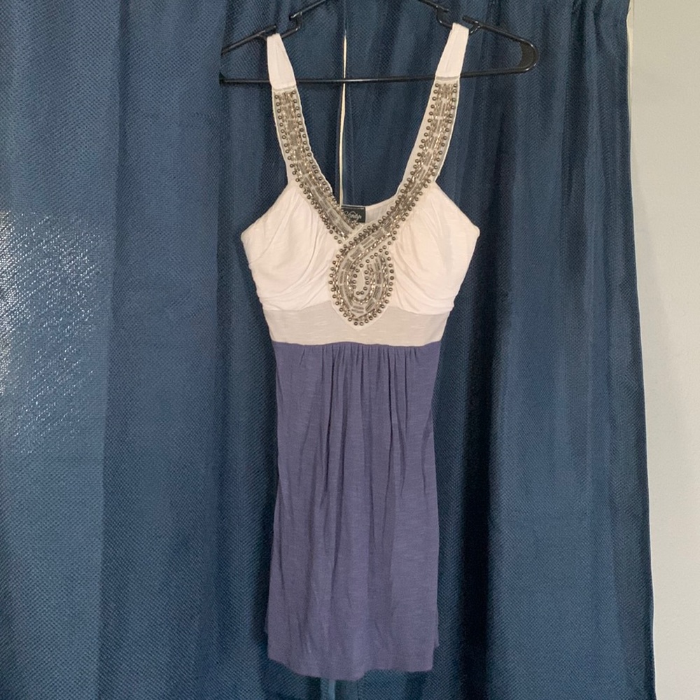 White/Blue Tank